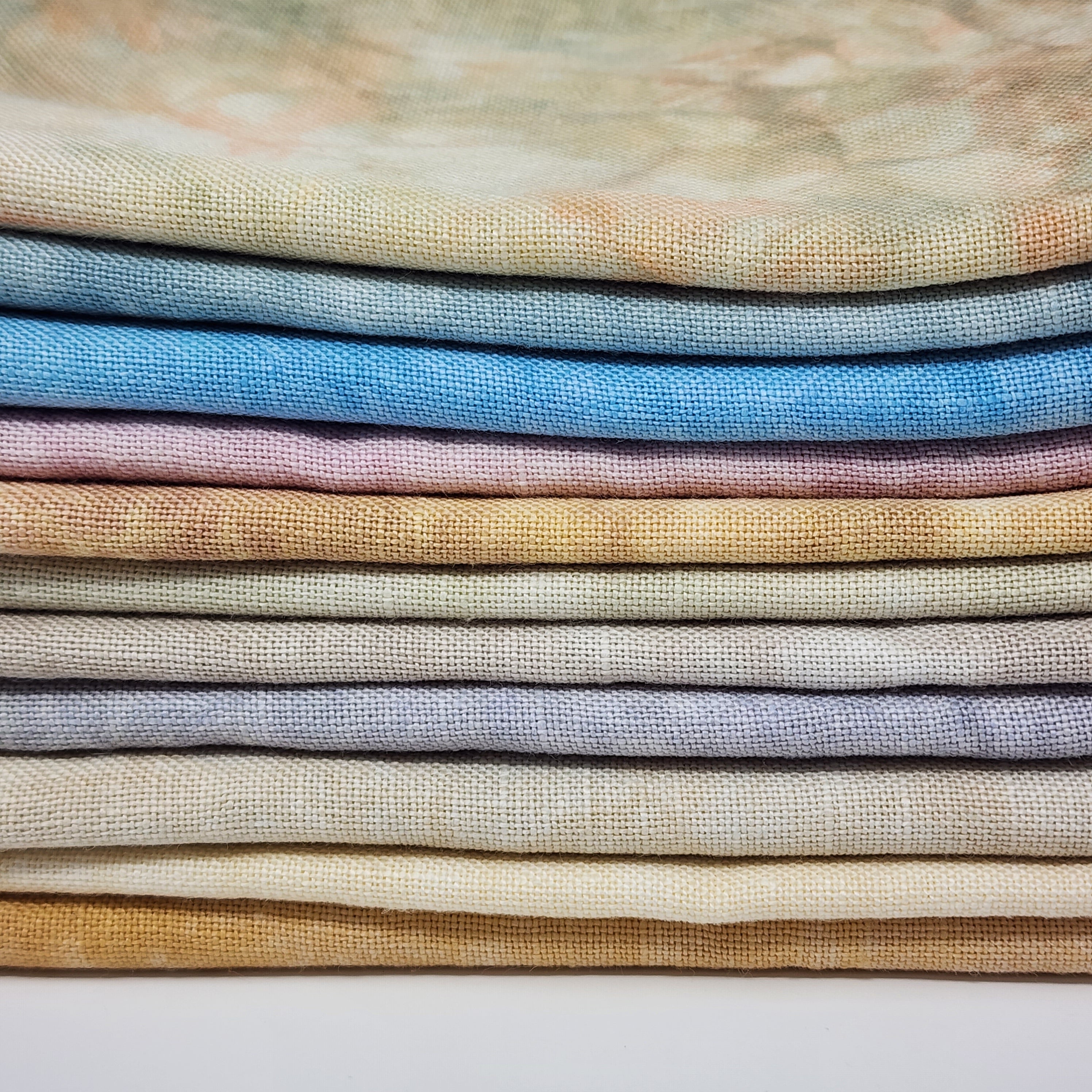 Hand Dyed Fabrics for Cross Stitch