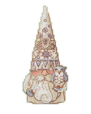 Owl Gnome Beaded Cross Stitch by Mill Hill