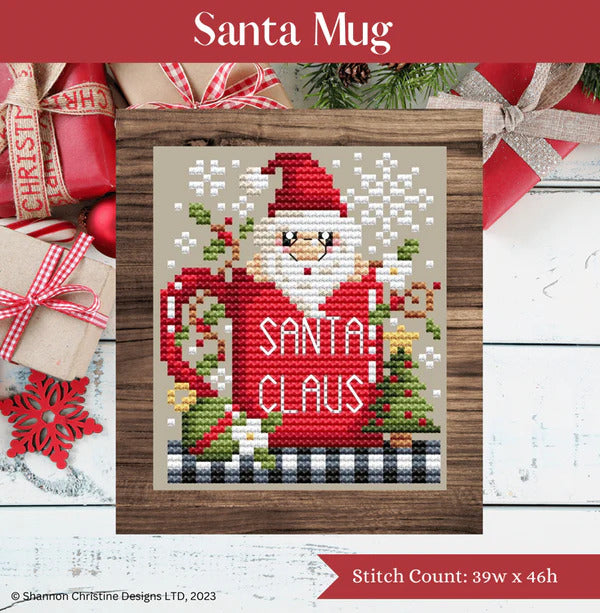 Santa Mug by Shannon Christine Designs