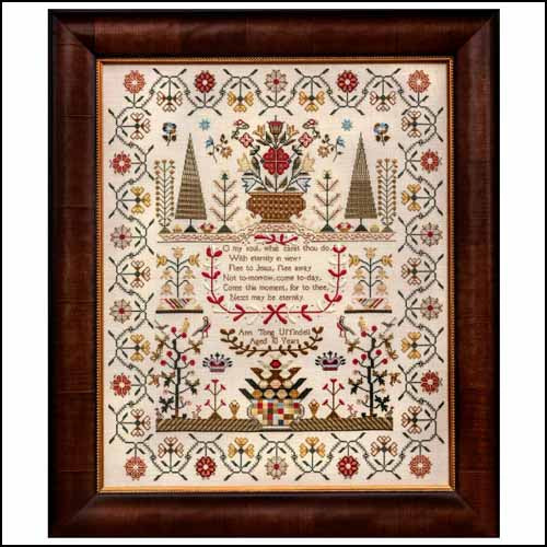 Ann Tong Uffindell 1835 by Hands Across the Sea Samplers