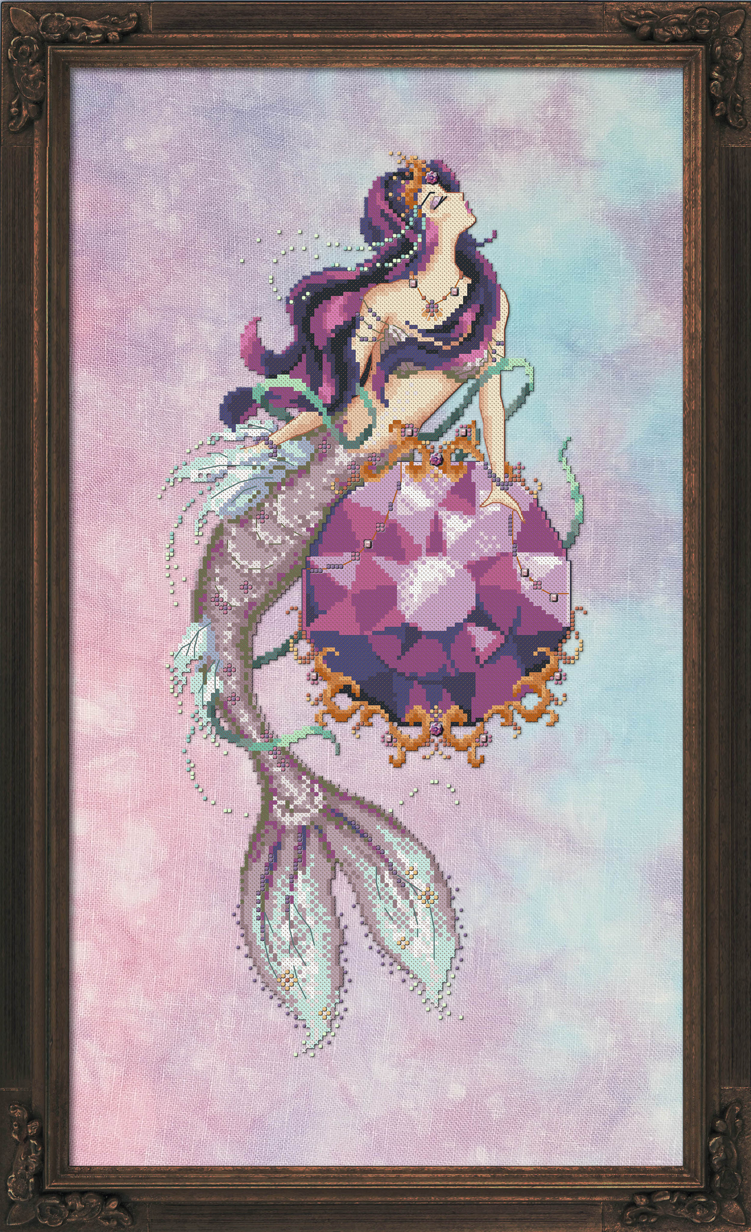 Mermaid Treasures Amethyst by Bella Filipina – BeStitchMe