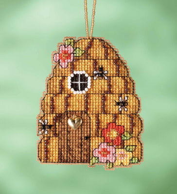 Mill Hill Counted Cross Stitch Ornament Kit - Beehive House