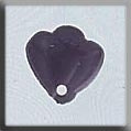12064  Flat Bell Flower Amethyst Glass Treasures