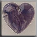 Mill Hill 12099 - Medium Quartz Heart Purple