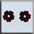 12243 Very Petite Flower Matte Fuschia Glass Treasures