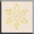 Mill Hill Glass Treasures 12163 Small Star Snowflake Glacier Blue