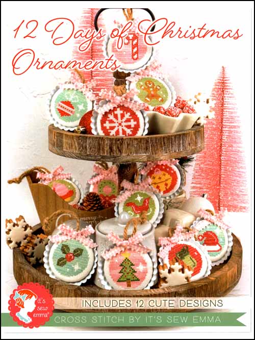 12 Days of Christmas Ornaments by It's Sew Emma