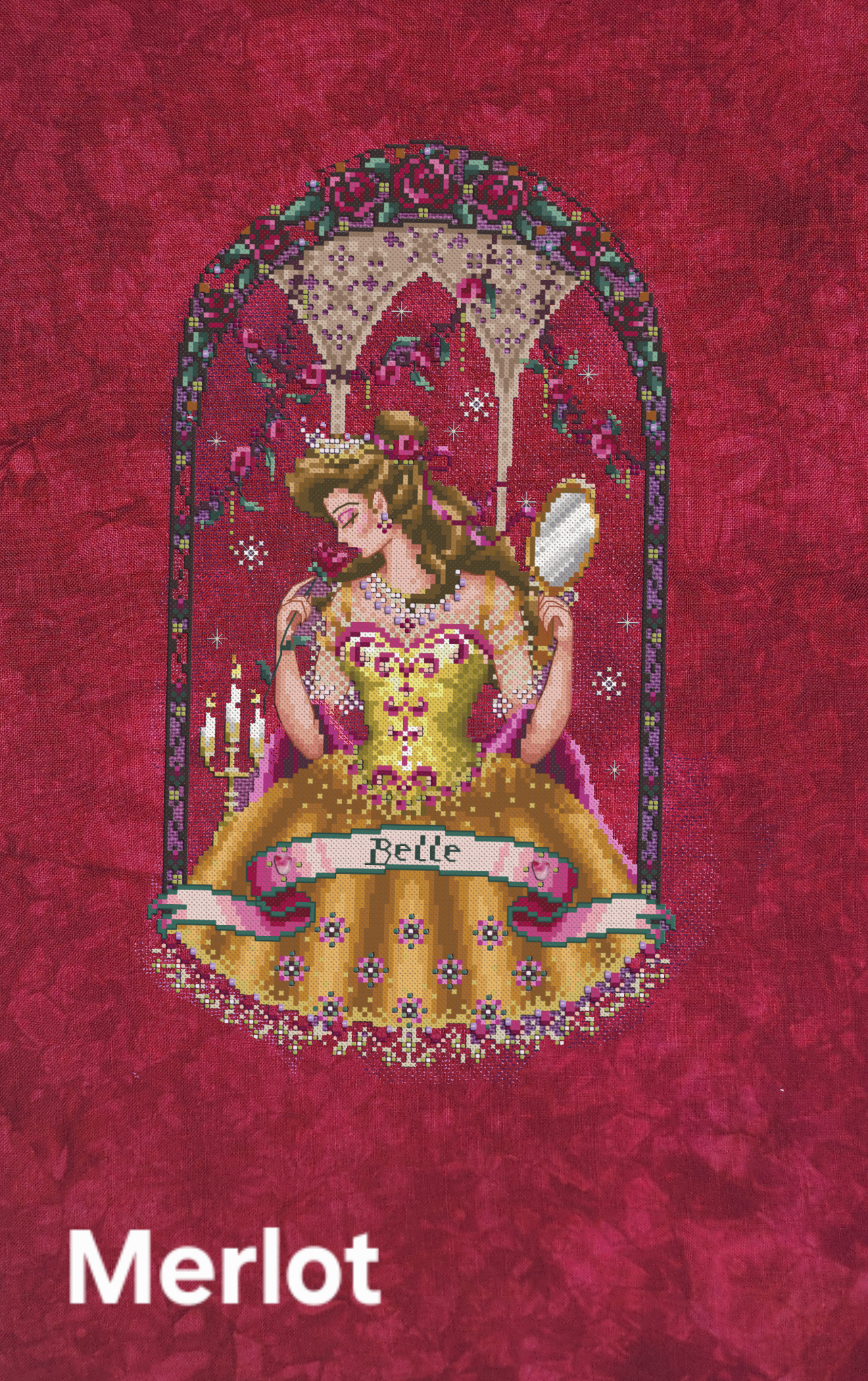 The Enchanted Rose Chart and Embellishment Kit Preorder