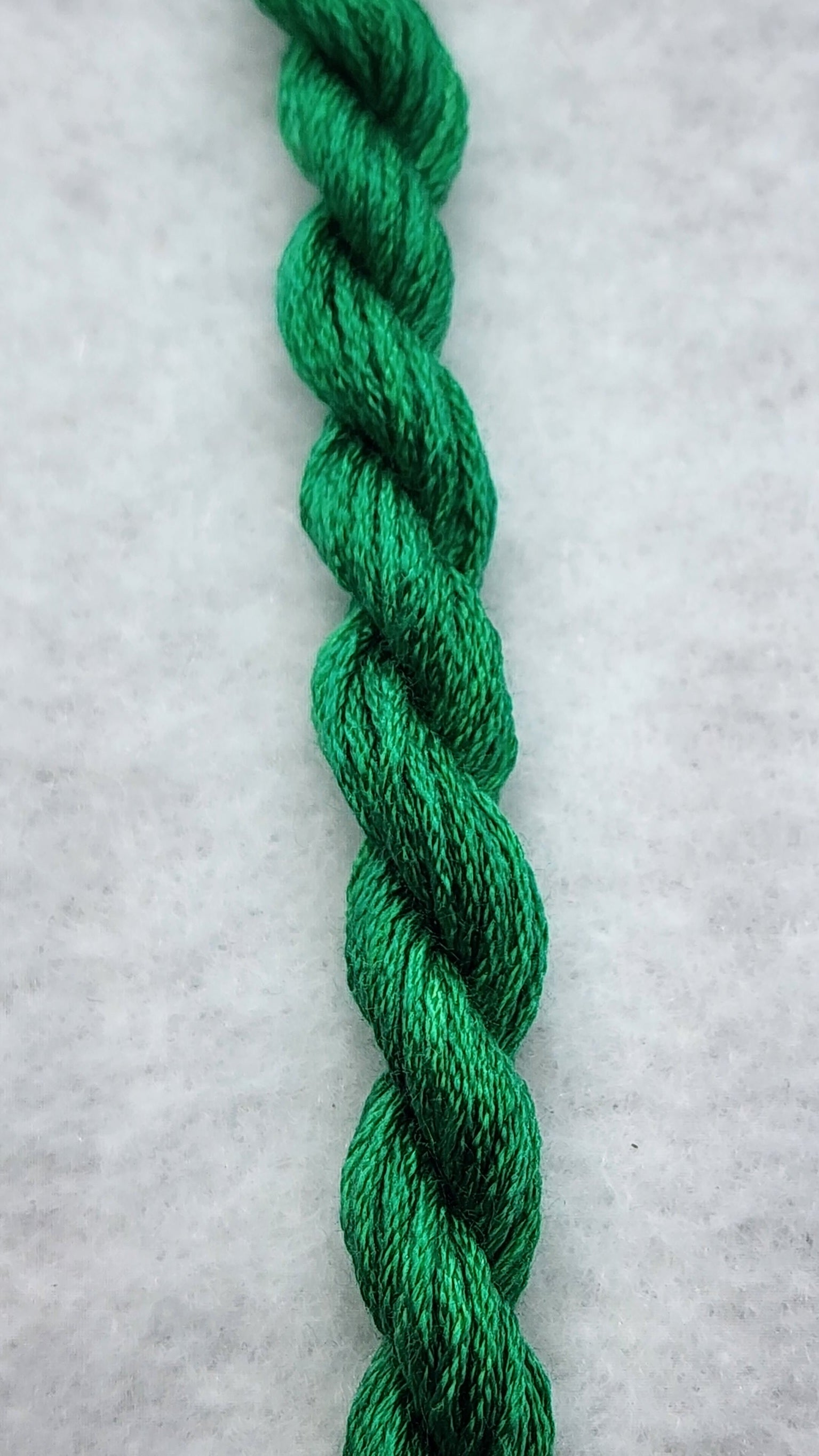 Emerald Hand Dyed Silk