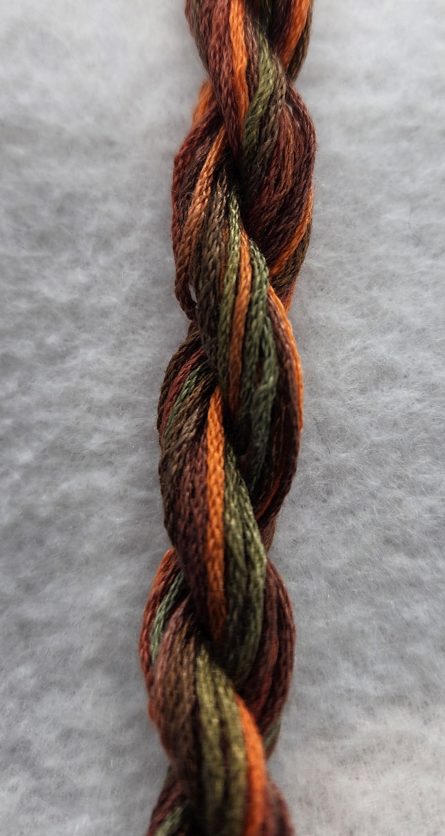 Fall Foliage Hand Dyed Silk