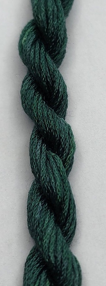 Midnight Green Hand Dyed Silk