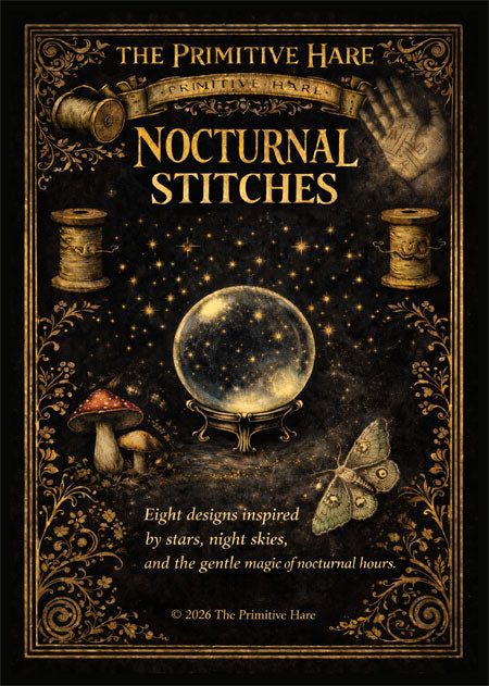Nocturnal Stitches Book - The Primitive Hare - Preorder - BeStitchMe