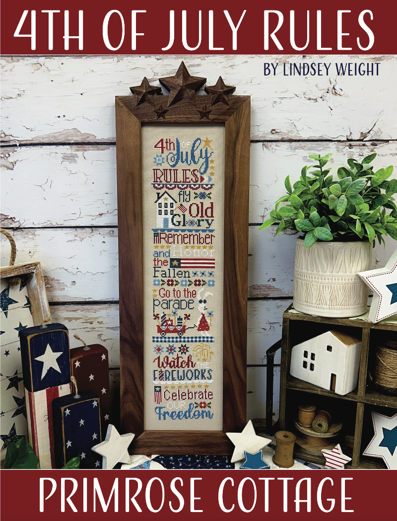 4th of July Rules by Primrose Cottage Stitches