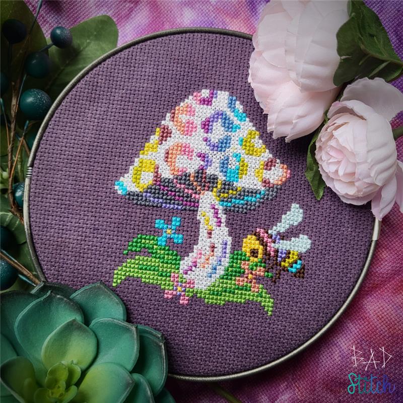 90s Nostalgia Mushroom by BAD Stitch