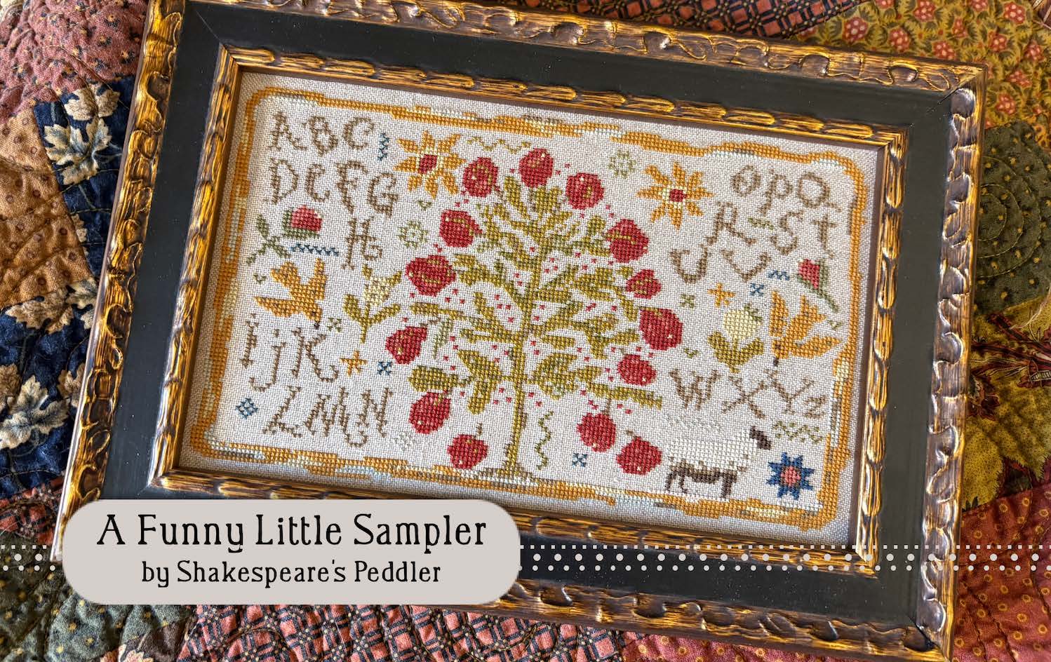 A Funny Little Sampler - Shakespeare's Peddler - Preorder - BeStitchMe