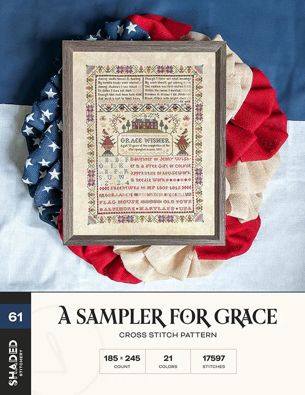 A Sampler for Grace - Shaded Stitchery - Preorder - BeStitchMe