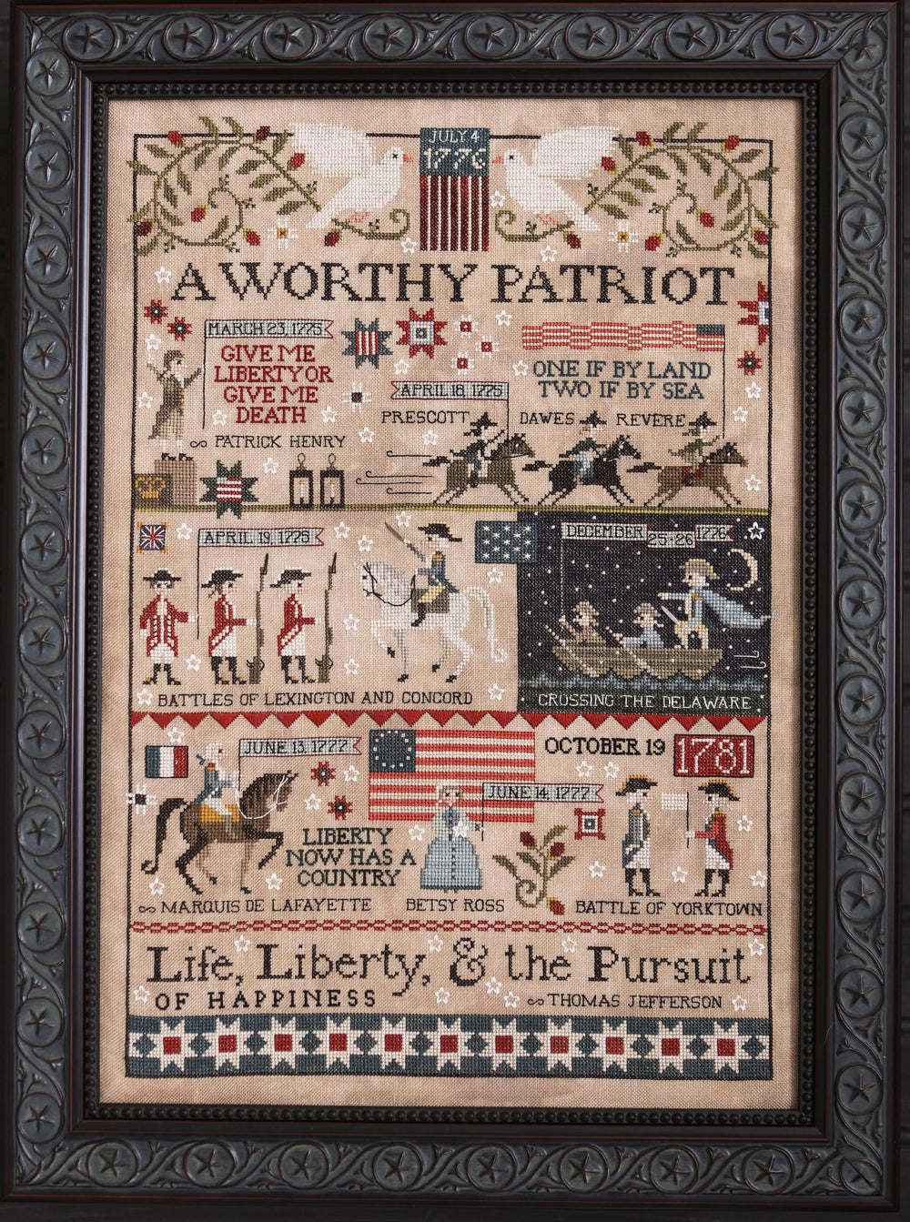 A Worthy Patriot - Plum Street Samplers - Preorder