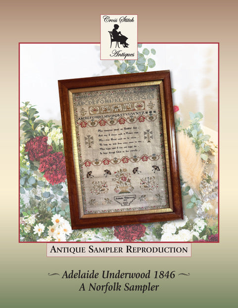 Adelaide Underwood 1846 - Cross Stitch Antiques - Preorder - BeStitchMe