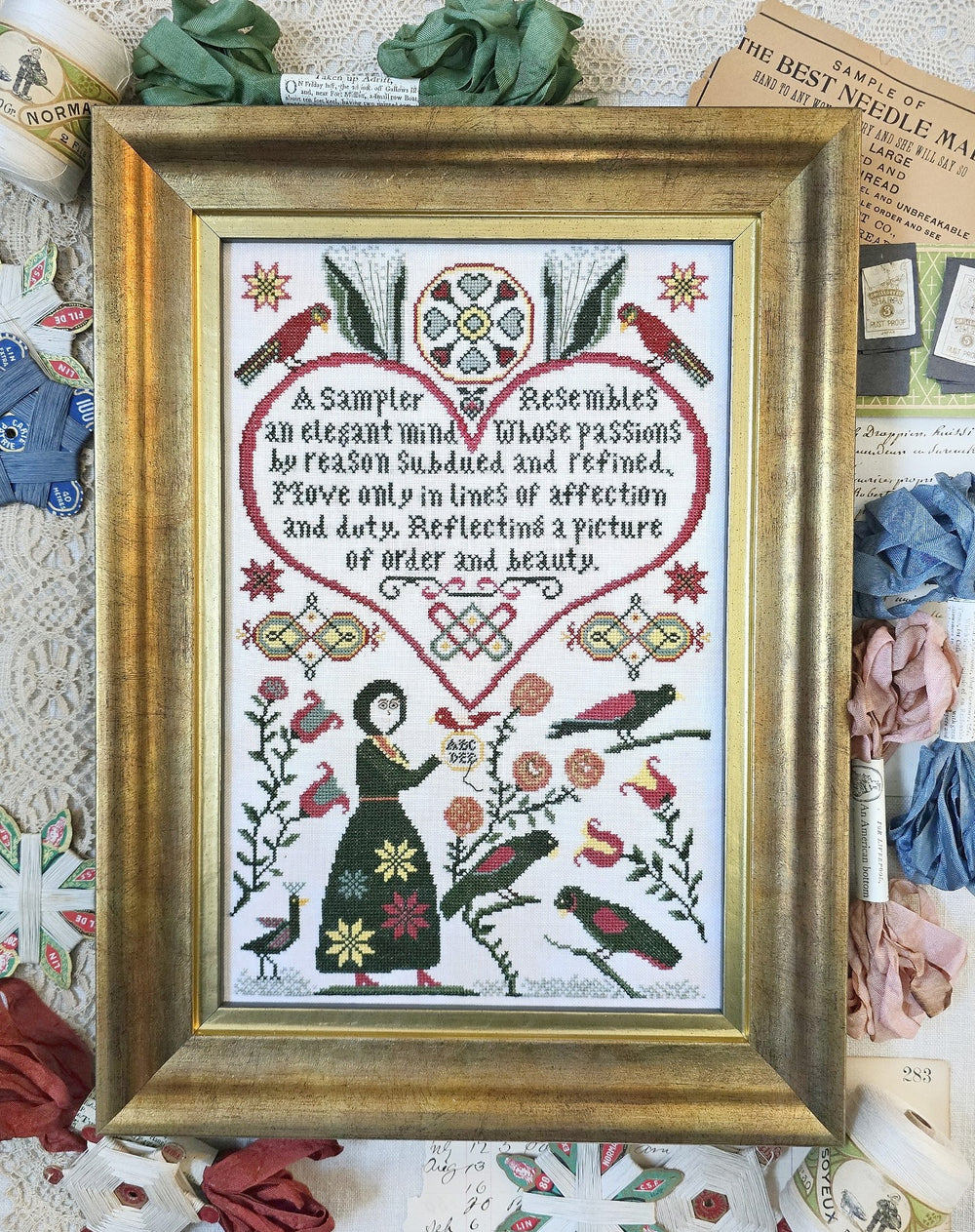 Affection & Duty Sampler by Kathy Barrick