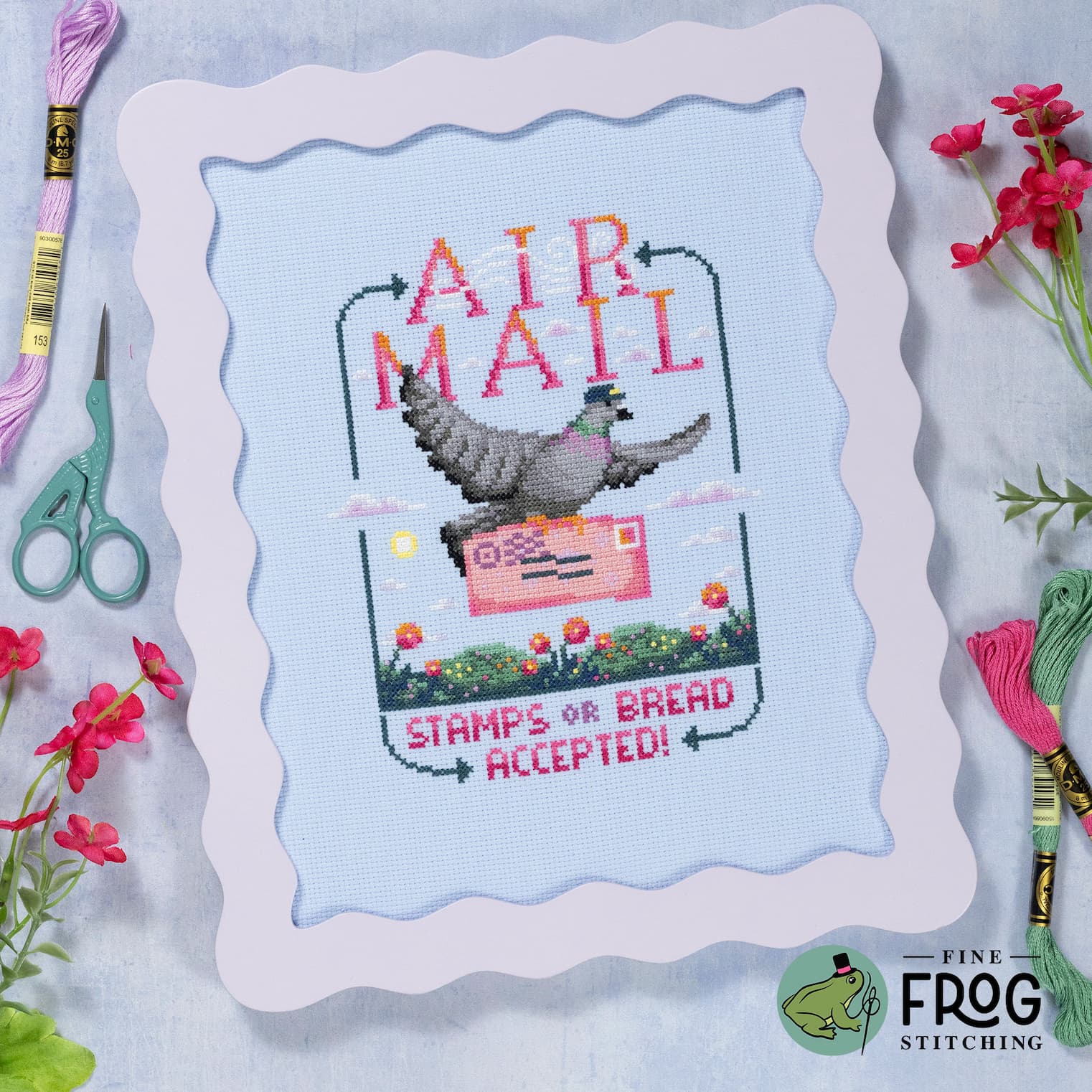 Air Mail by Fine Frog Stitching - Preorder