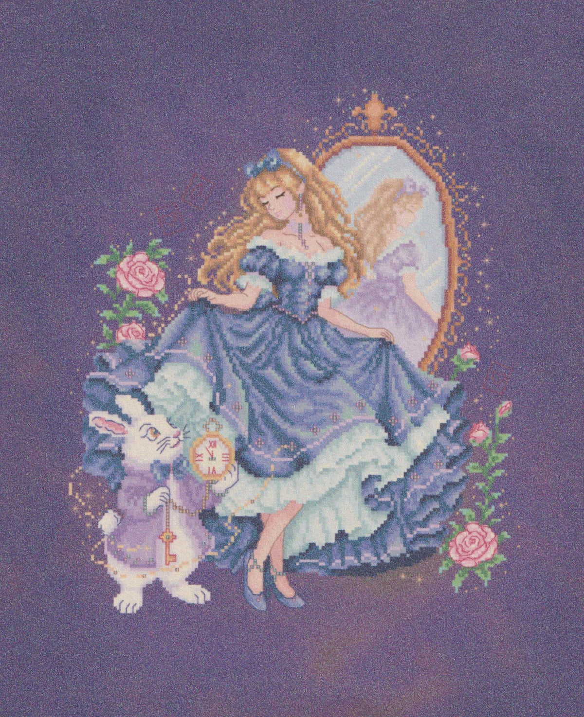 Alice, Midnight Reverie by Cross Stitching Art