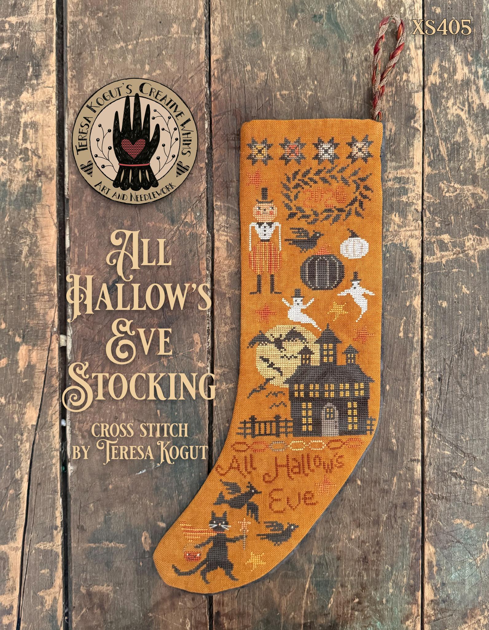 All Hallow's Eve Stocking by Teresa Kogut - Preorder