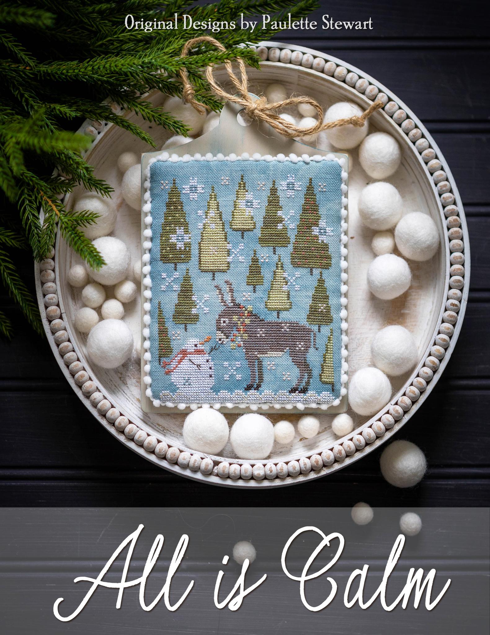All is Calm by Plum Street Samplers - BeStitchMe