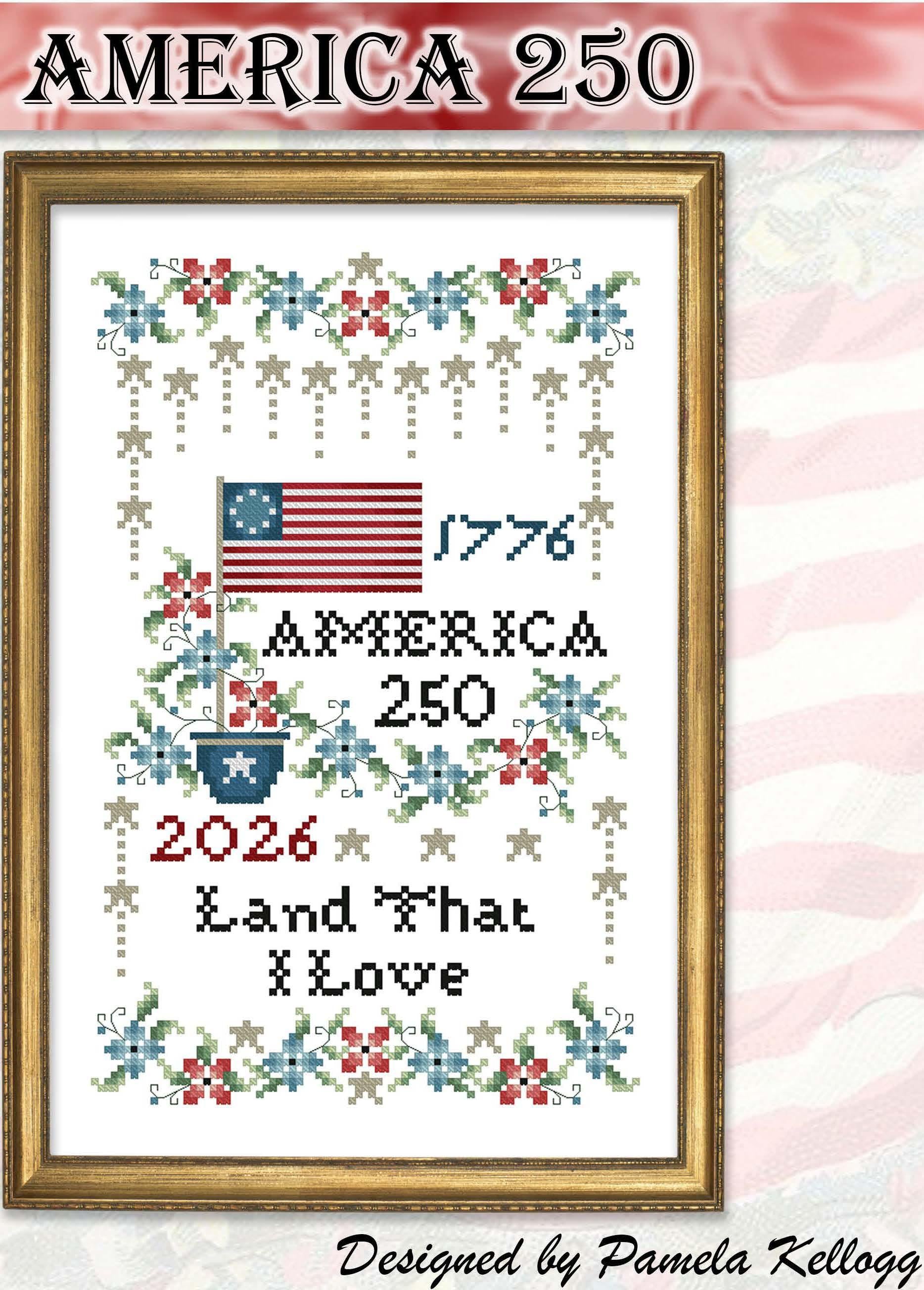 America 250 by Kitty and Me Designs