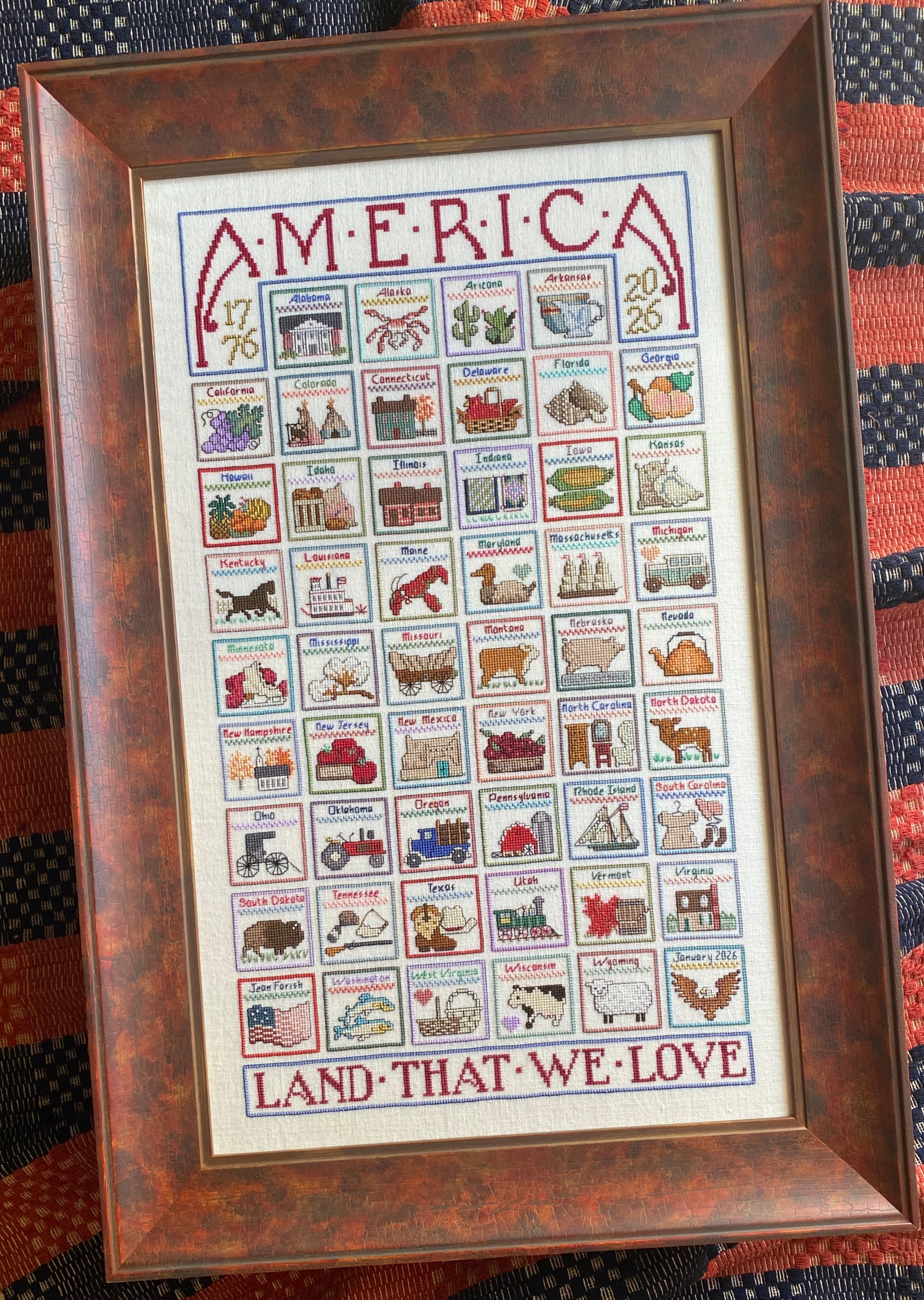 American Land That We Love Special Edition - Jean Farish Needleworks - Preorder - BeStitchMe
