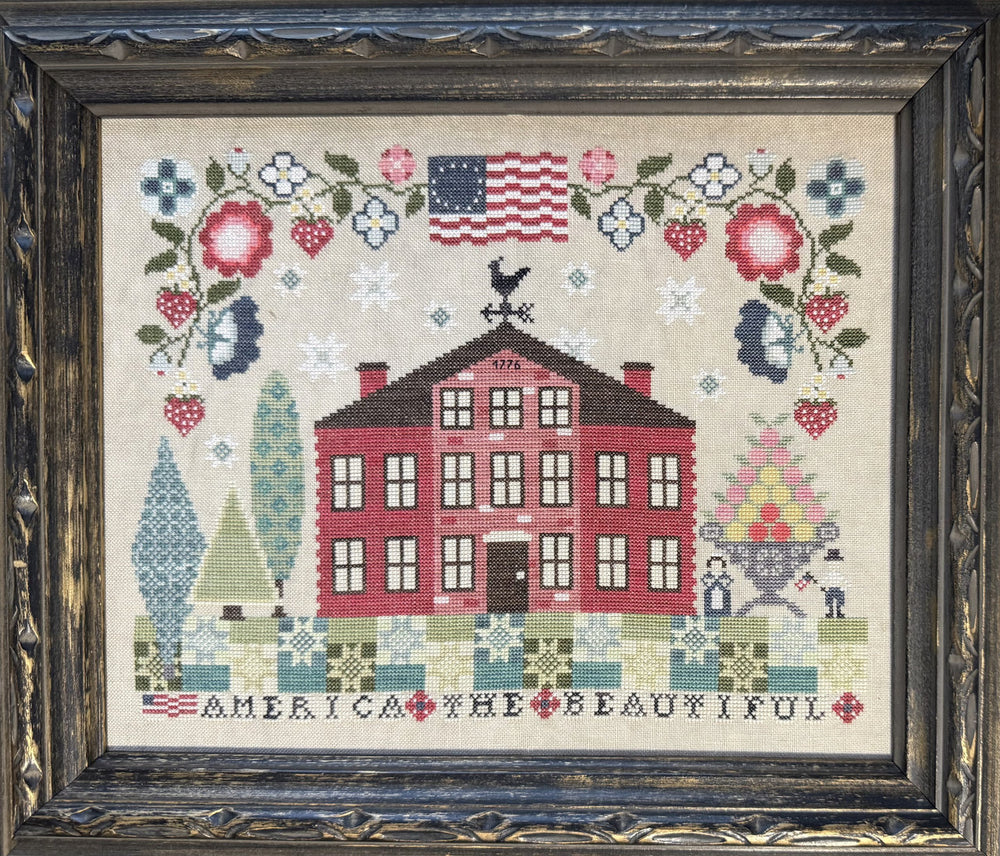 America the Beautiful - Running with Needles & Scissors - Preorder - BeStitchMe