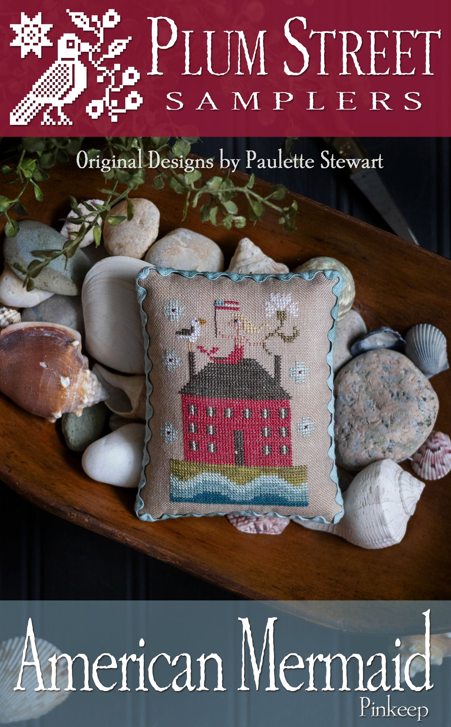 AMERICAN MERMAID PINKEEP by Plum Street Samplers