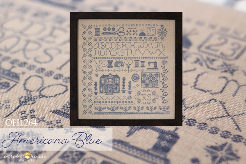 Americana Blue by October House Fiber Arts