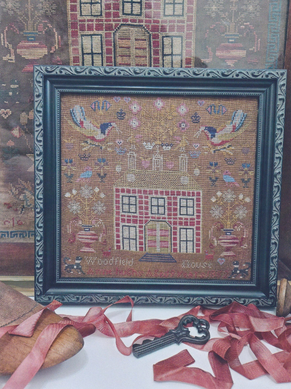 Ann Hughs 1852 Woodfield House by Quaint Rose Needlearts