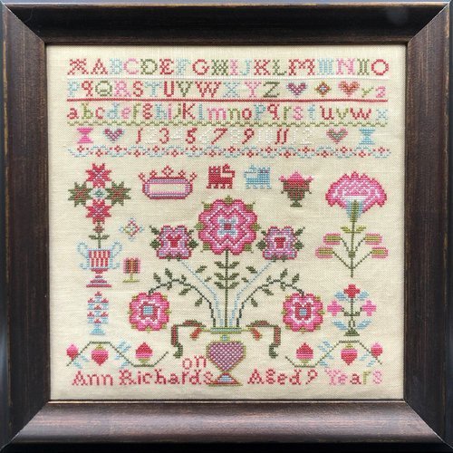 Ann Richardson- Aged 9 Years by My Sister's Samplers