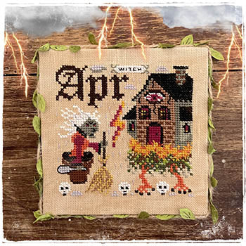 April- Witch (Baba Yaga)  by Fairy Wool in the Wood