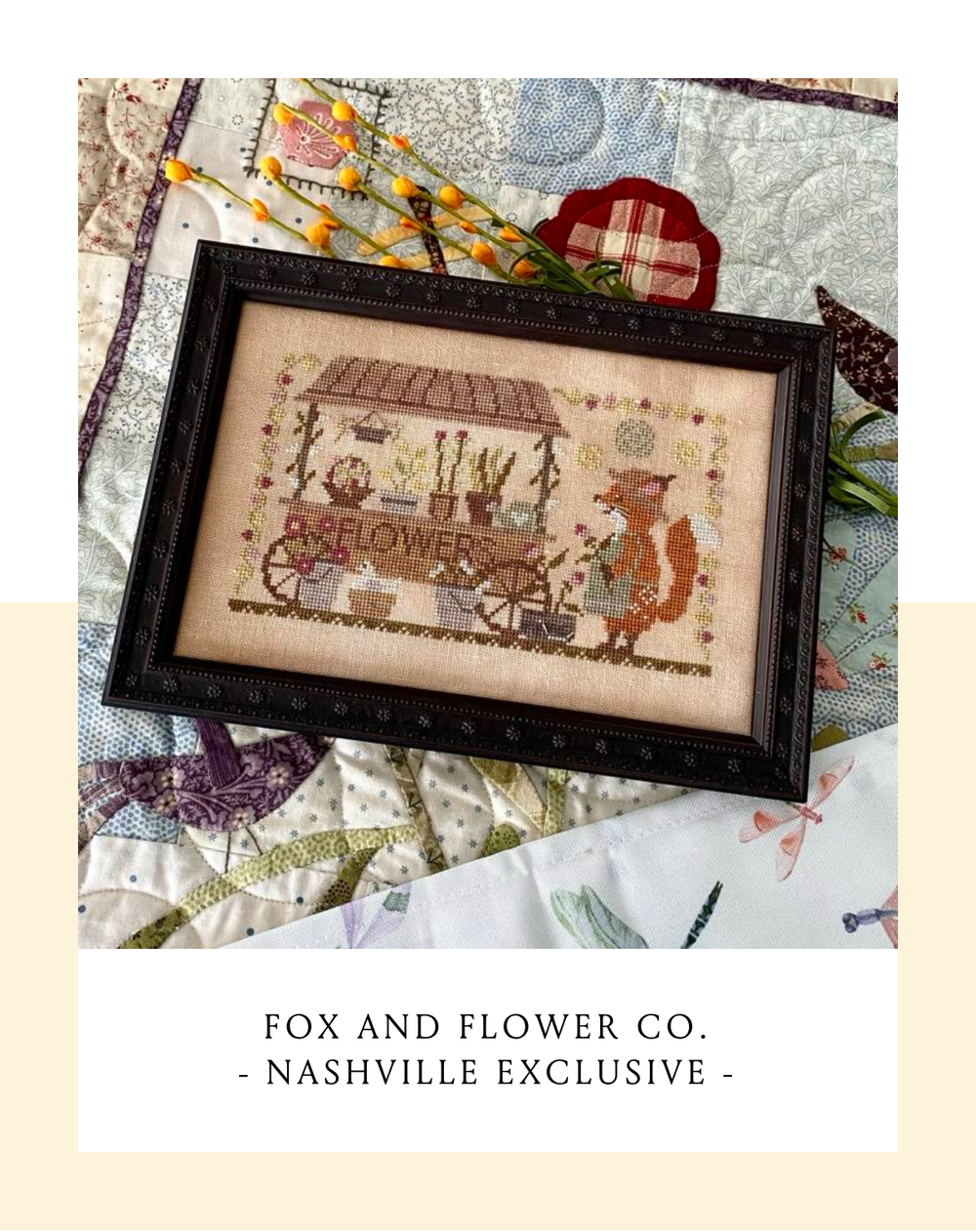 Fox and Flower Co - Blueberry Ridge Designs - Preorder - BeStitchMe