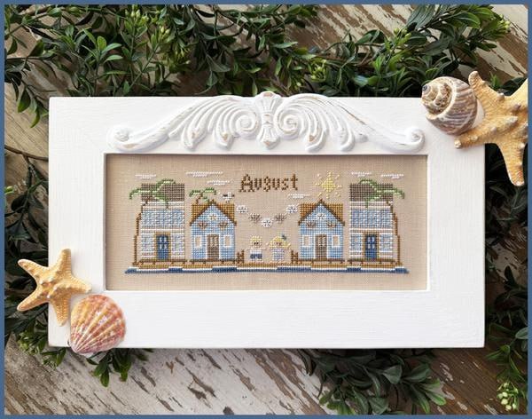 August Mini Village by Country Cottage Needleworks