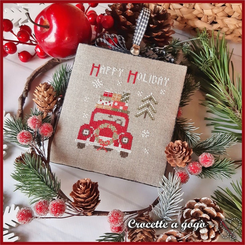Auto 12 Christmas Vintage Series by Crocette a gogo