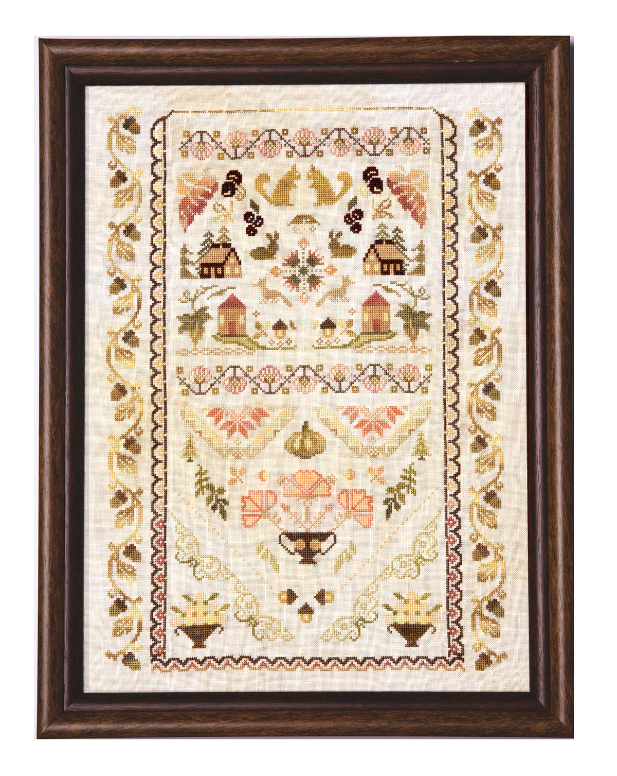 Ranger Fall Sampler Autumn Band Sampler by Samplers and Primitives – BeStitchMe