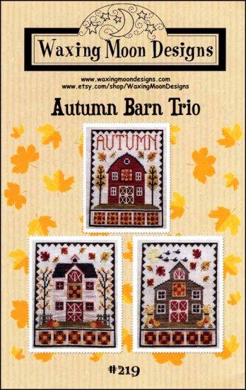 Autumn Barn Trio by Waxing Moon Designs