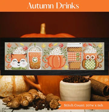 Autumn Drinks by Shannon Christine Designs