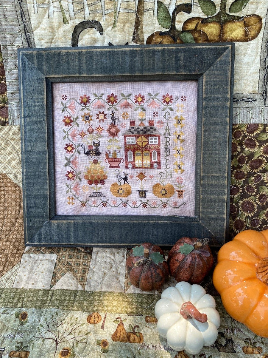 Autumn Garden at Cranberry Manor by Pansy Patch and Quilts Stitchery