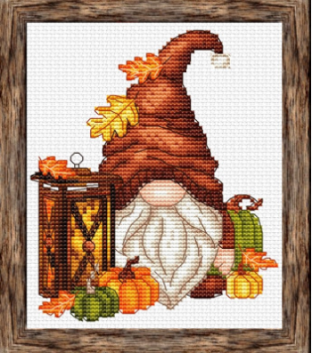 Autumn Gnome 2 by Les petites croix de Lucie