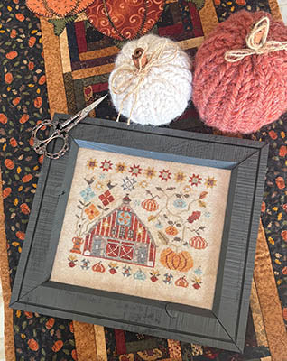 Autumn Quilt Barn by Pansy Patch Quilts and Stitchery