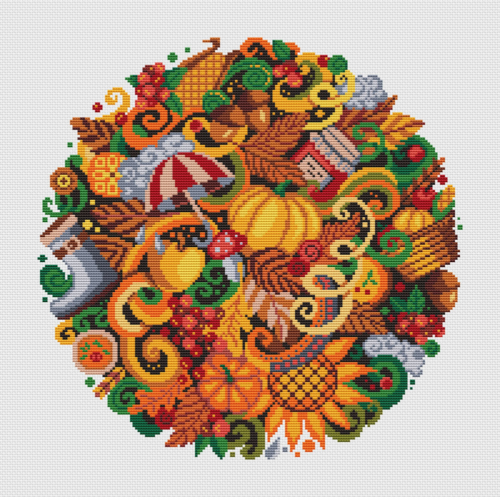 Autumn by Artmishka Cross Stitch