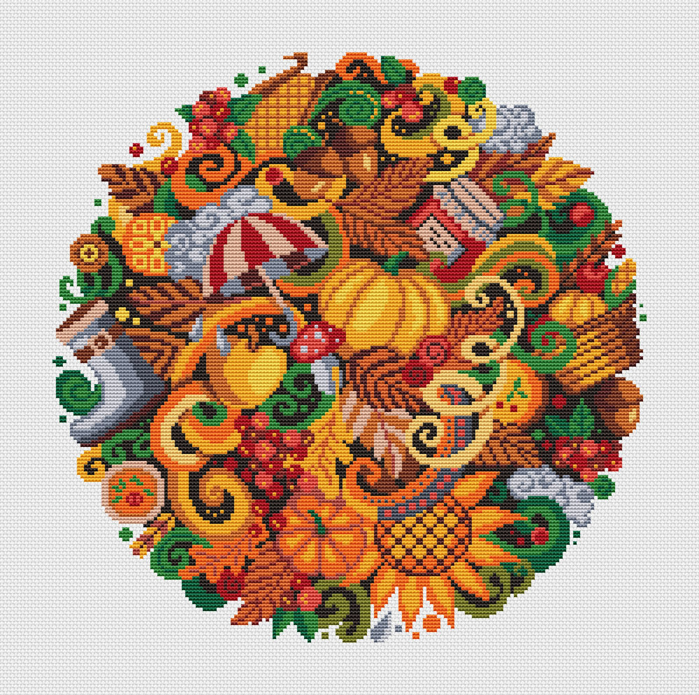 Autumn by Artmishka Cross Stitch