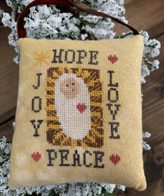 Baby in the Manger by Needle Bling Designs