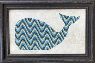 Bargello Blue Whale by Samplers Revisited