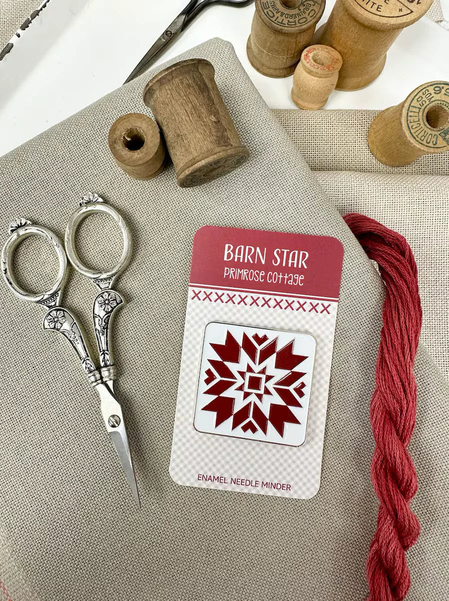 Barn Star Needleminder by Primrose Cottage Stitches