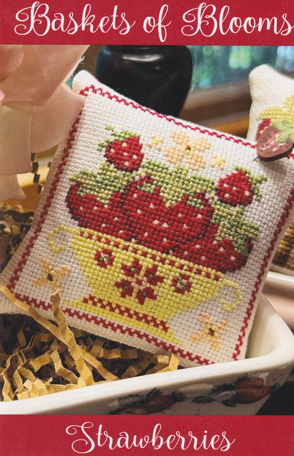 Baskets of Blooms- Strawberries by Anabella's